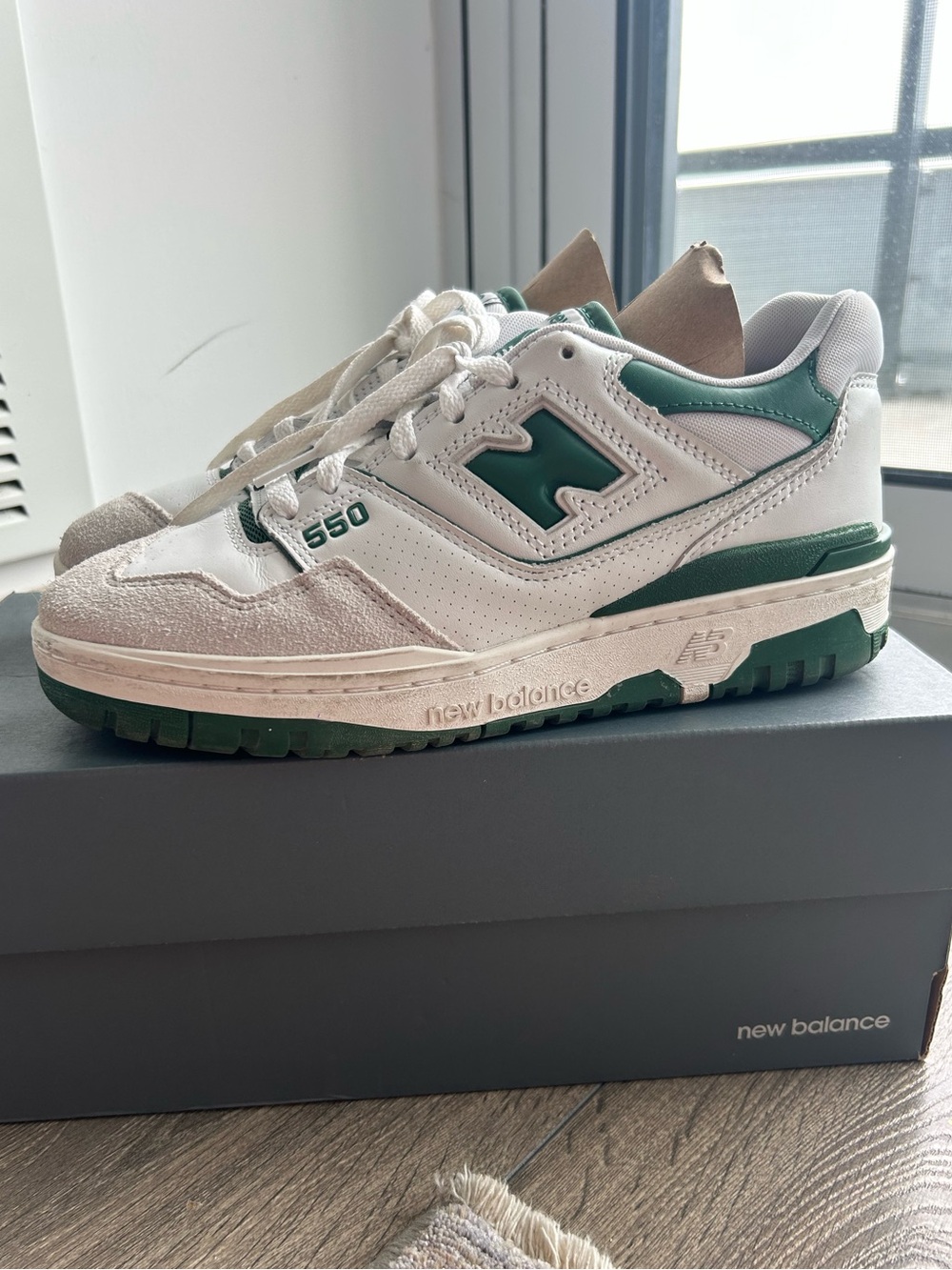New Balance 550 White Green